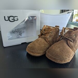 Ugg neumel tan baby boot size 0/1
